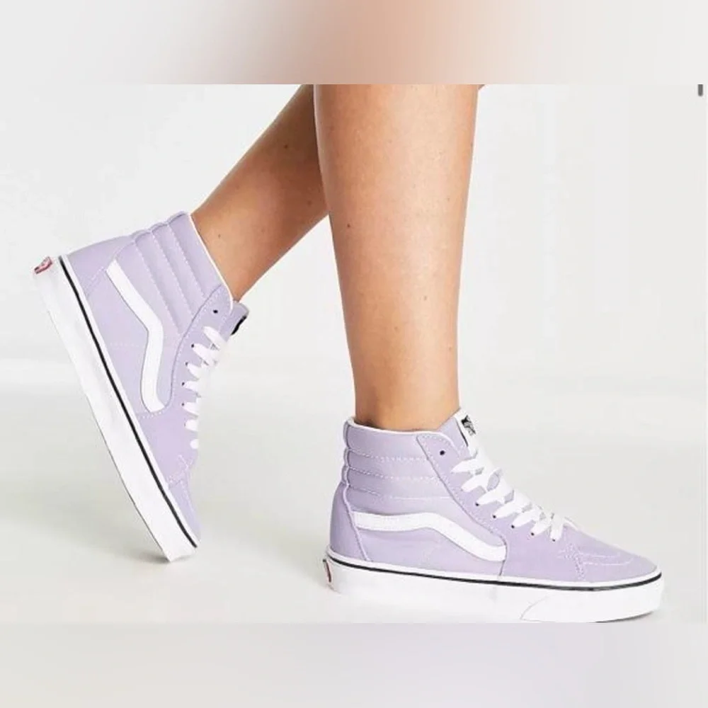 Vans Sk8-Hi Pig Suede Orchid/Ice Snow White WMNS sneakers